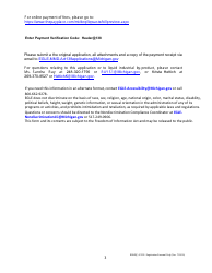 Form EQP5122R Application for Liquid Industrial by-Product Transportation - Motor Carrier Registration Renewal for the Uniform Program - Michigan, Page 3