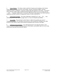 Form EQP3887 Notice of Aesthetic Impact - Part 213 - Michigan, Page 9