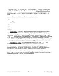 Form EQP3900 Notice of Aesthetic Impact - Part 201 - Michigan, Page 7