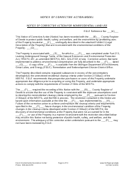 Form EQP3853 Notice of Corrective Action - Part 213 - Michigan, Page 6