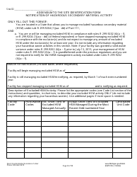 Form EQP5150 Site Identification Form - Michigan, Page 8