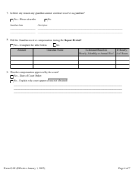 Form G-03 Report of Guardian of the Person - Pennsylvania, Page 6