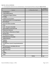 Form G-02 Report of Guardian of the Estate - Pennsylvania, Page 3