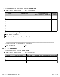 Form G-02 Report of Guardian of the Estate - Pennsylvania, Page 6