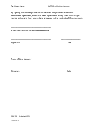 Form CBSP-30 Participant Enrollment Agreement - Jersey Assistance for Community Caregiving (Jacc) - New Jersey, Page 5