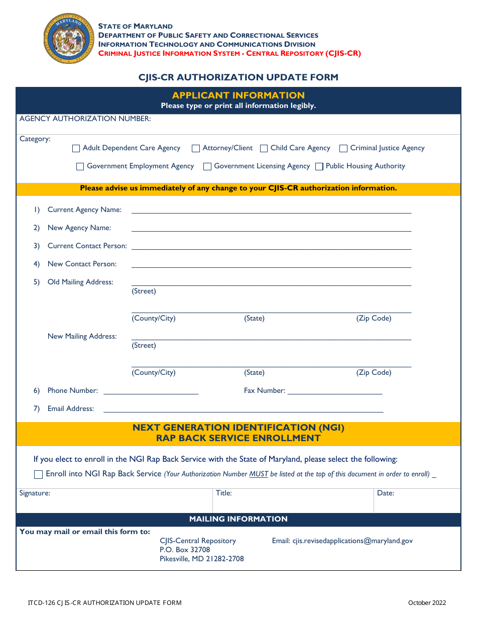 Workforce Services Form 126.pdf Form ITCD-126 - Fill Out, Sign Online and Download Fillable PDF ...