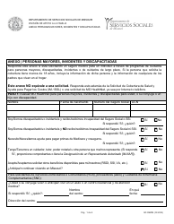 Document preview: Formulario IM-1ABDS Personas Mayores, Invidentes Y Discapacitadas - Missouri (Spanish)