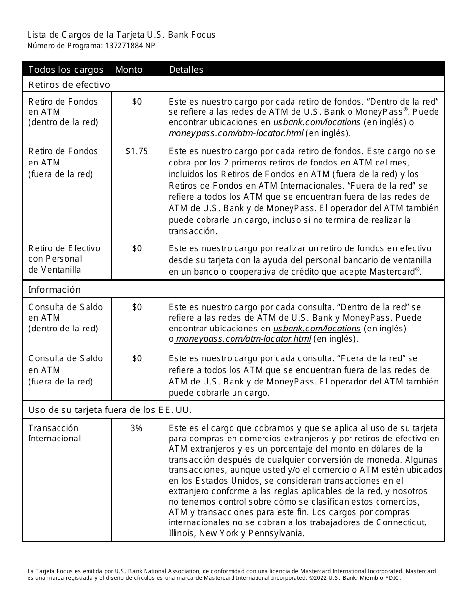 Form OSPS.99.19 Pay Card Authorization Form (Sign up or Cancel) - Oregon (English / Spanish), Page 6