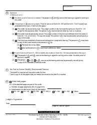 Form DV-130 Restraining Order After Hearing (Clets Oah) (Order of Protection) - California, Page 8