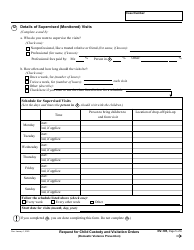 Form DV-105 Request for Child Custody and Visitation Orders - California, Page 5