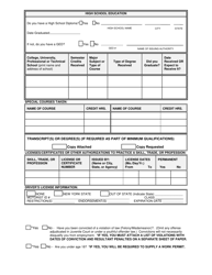 Form MSD330 Application for Examination or Employment - Genesee County, New York, Page 2
