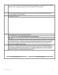 Application for Authorization to Use State Owned Lands - Nevada, Page 7