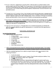 Application for Authorization to Use State-Owned Submerged Lands - Nevada, Page 4