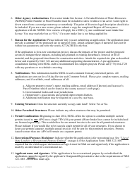 Application for Authorization to Use State-Owned Submerged Lands at Lake Tahoe - Nevada, Page 3