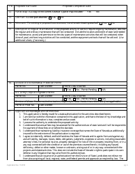 Application for Authorization to Use State-Owned Submerged Lands for Agriculture or Conservation - Nevada, Page 4