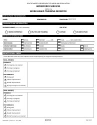 Form 19 Work-Based Training Plan Agreement - South Dakota, Page 3