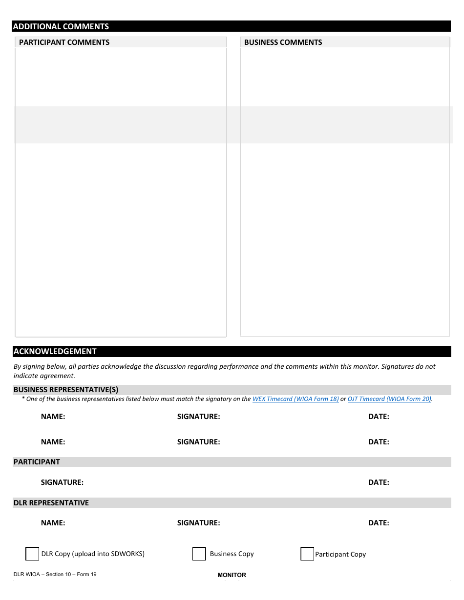 Form 19 Work-Based Training Plan Agreement - South Dakota, Page 5