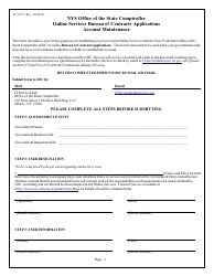 Form AC3357 Online Services Bureau of Contracts Applications Account Maintenance - New York