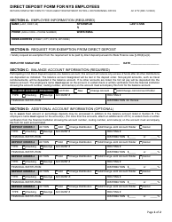 Form AC2772 Direct Deposit Form for NYS Employees - New York