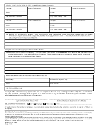 Form RS6411 Application for Article 14 Disability Retirement - New York, Page 2