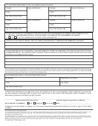 Form RS6340 Application for Article 15 Disability Retirement - New York, Page 2