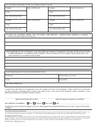 Form RS6047 Application for Accidental Disability Retirement - New York, Page 2