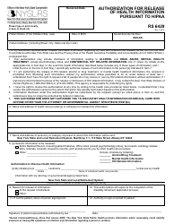 Form RS6409 Application for 507-a Disability Retirement Application - New York, Page 3