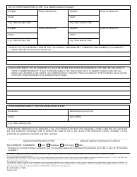 Form RS6047-B Application for Performance of Duty Disability Retirement - New York, Page 2