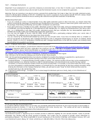 Form RS5420 Employees&#039; Retirement System Membership Application - New York, Page 2