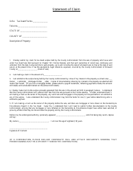 Affidavit to File for Tax Deed Surplus Funds (Pre - 10/1/2018) - Broward County, Florida, Page 2