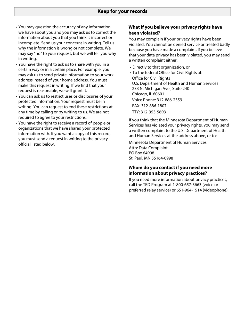 Form DHS4005ENG Download Fillable PDF or Fill Online Telephone