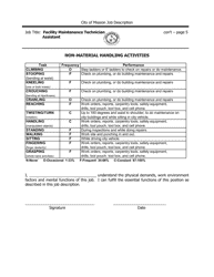 Job Description - Facility Maintenance Technician Assistant - City of Mission, Texas, Page 5