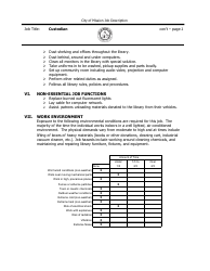 Job Description - Custodian - City of Mission, Texas, Page 2
