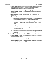 Attachment D Reporting and Notification Requirements - California, Page 13