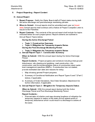 Attachment D Reporting and Notification Requirements - California, Page 8