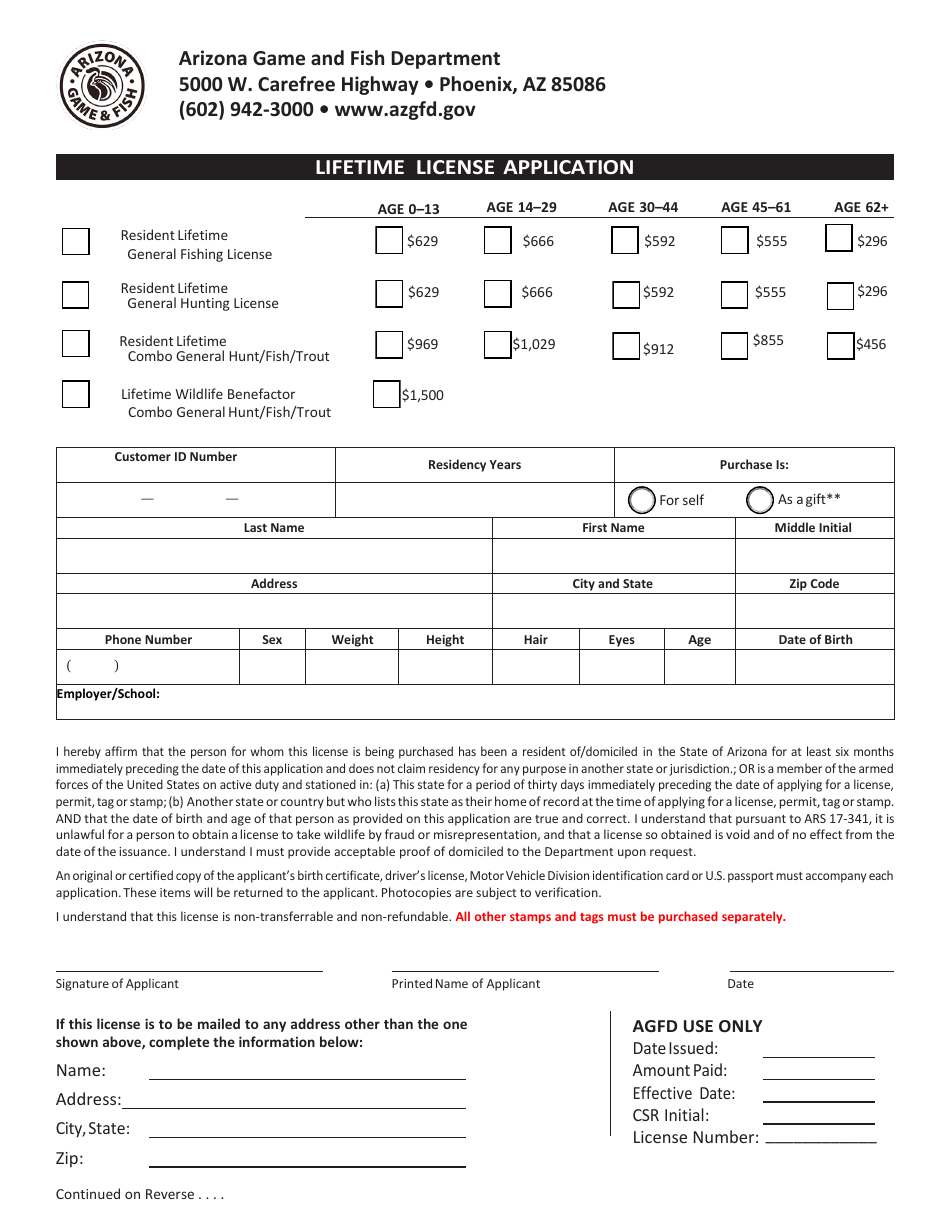 Form 2042 Download Fillable PDF or Fill Online Lifetime License ...