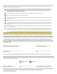 Form 2042 Lifetime License Application - Arizona, Page 2