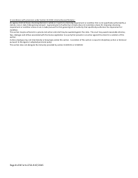 Form 2722-B Arizona Sport Falconry License Raptor Facilities and Equipment Inspection Form - Arizona, Page 3