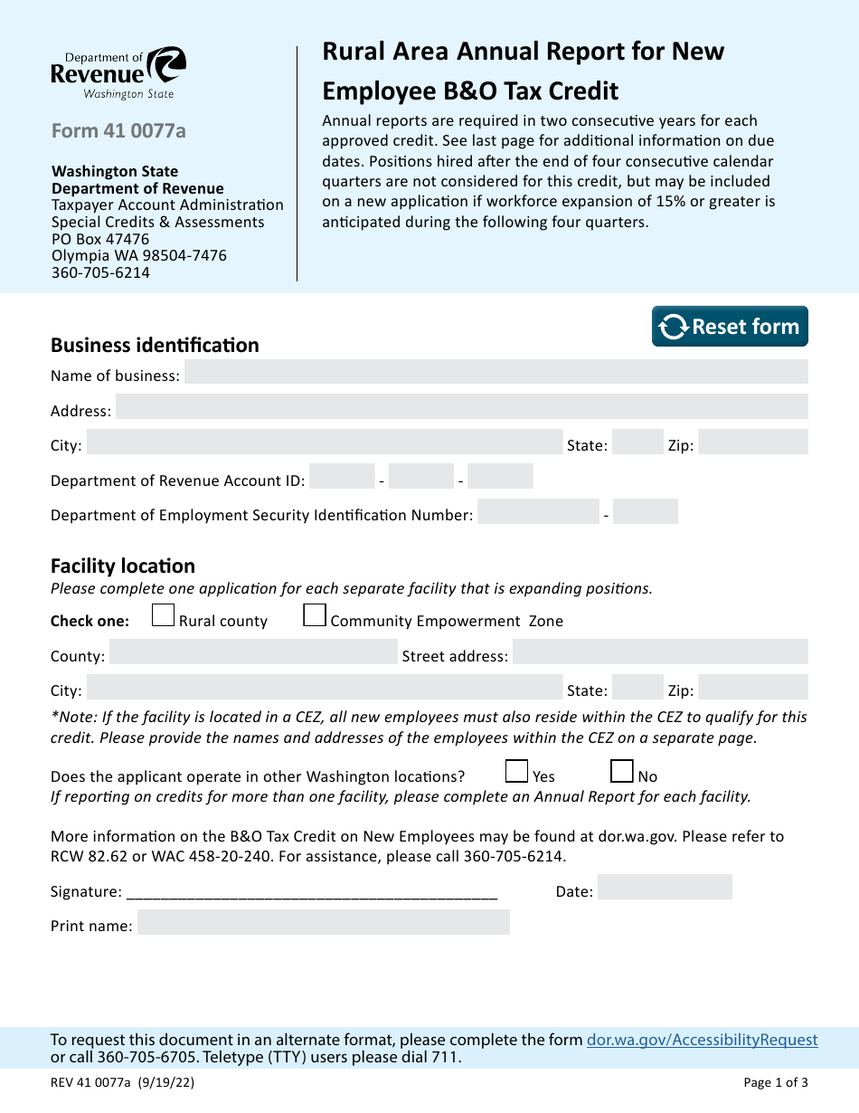 Form REV41 0077A - Fill Out, Sign Online and Download Fillable PDF ...