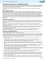 Instructions for Form REV85 0050 Estate and Transfer Tax Return - Washington, Page 31