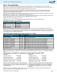 Instructions for Form REV85 0050 Estate and Transfer Tax Return - Washington, Page 4