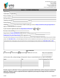 Household Goods Moving Company Permit Application - Washington, Page 3