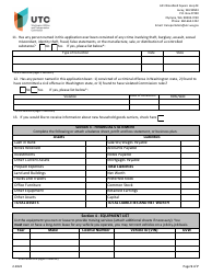 Household Goods Moving Company Permit Application - Washington, Page 5