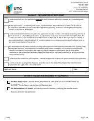 Household Goods Moving Company Permit Application - Washington, Page 7