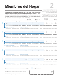 Formulario MDHHS-1171-SP Solicitud De Asistencia - Michigan (Spanish), Page 3