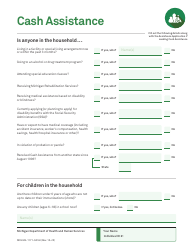 Form MDHHS-1171 Assistance Application - Michigan, Page 16