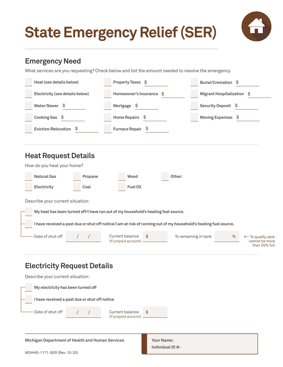 Form MDHHS-1171 Assistance Application - Michigan, Page 18