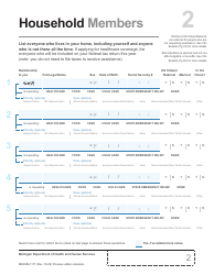 Form MDHHS-1171 Assistance Application - Michigan, Page 3