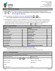 Auto Transportation Authority Application - Washington, Page 6