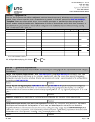 Auto Transportation Authority Application - Washington, Page 7